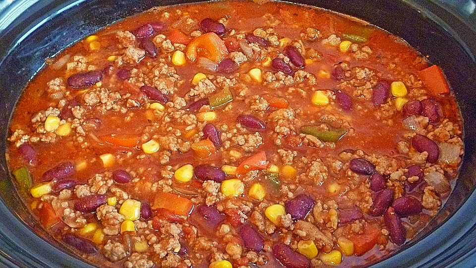 Kunterbuntes Party-Chili